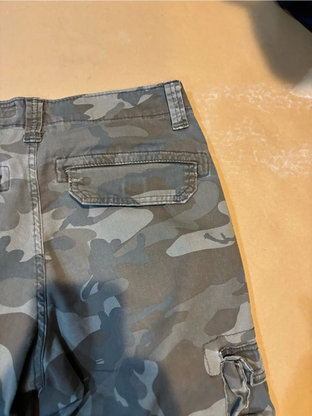 Camouflage Cargo Pants for Men - Olive Camo wrangler with cargo pockets